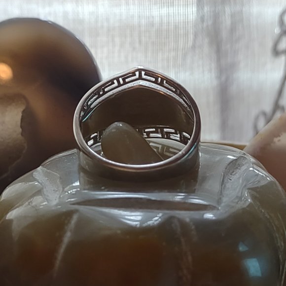 925 sterling silver Aztec ring - Picture 3 of 3